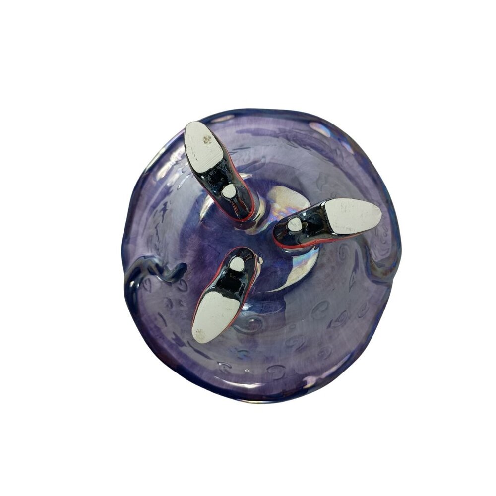 Studio Art Pottery High Heel Base Footed Bowl Vintage - Picture 7 of 7